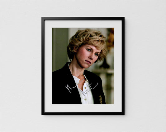 Naomi Watts Autograph The Crown Signed Poster Authentic Signature with COA