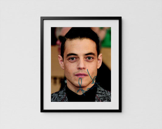 Rami Malek Autograph Bohemian Rhapsody Signed Poster Authentic Signature with COA