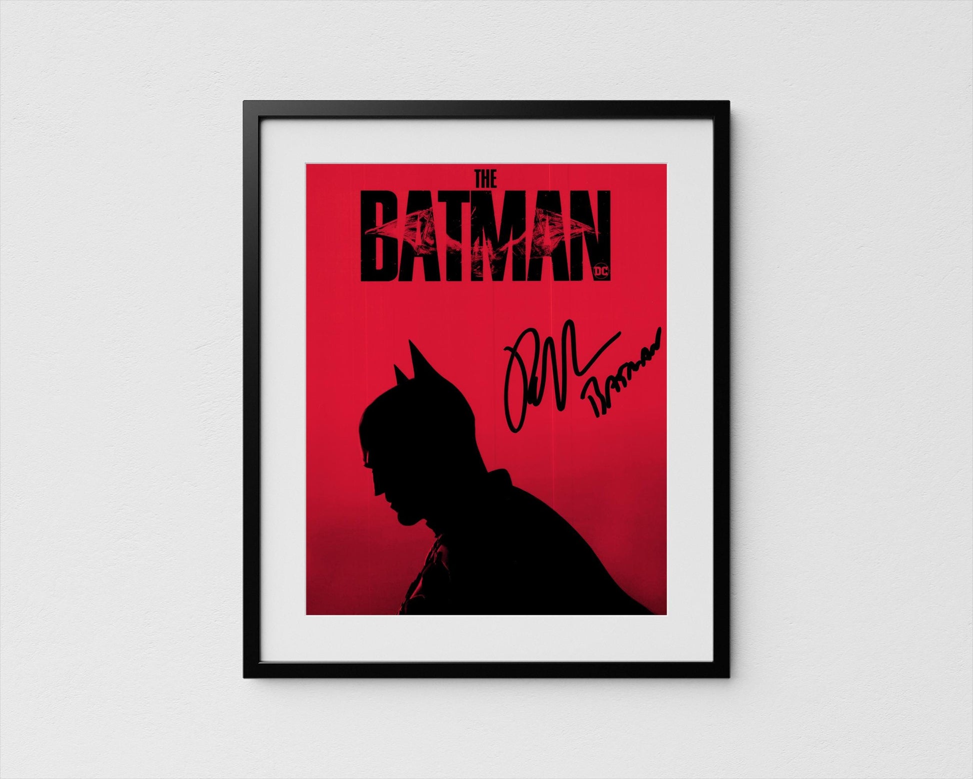 Robert Pattinson Autograph The Batman Signed Poster Authentic Signature with COA