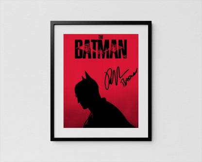Robert Pattinson Autograph The Batman Signed Poster Authentic Signature with COA