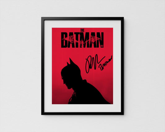 Robert Pattinson Autograph The Batman Signed Poster Authentic Signature with COA