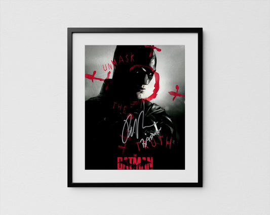 Robert Pattinson Autograph The Batman Signed Poster Authentic Signature with COA