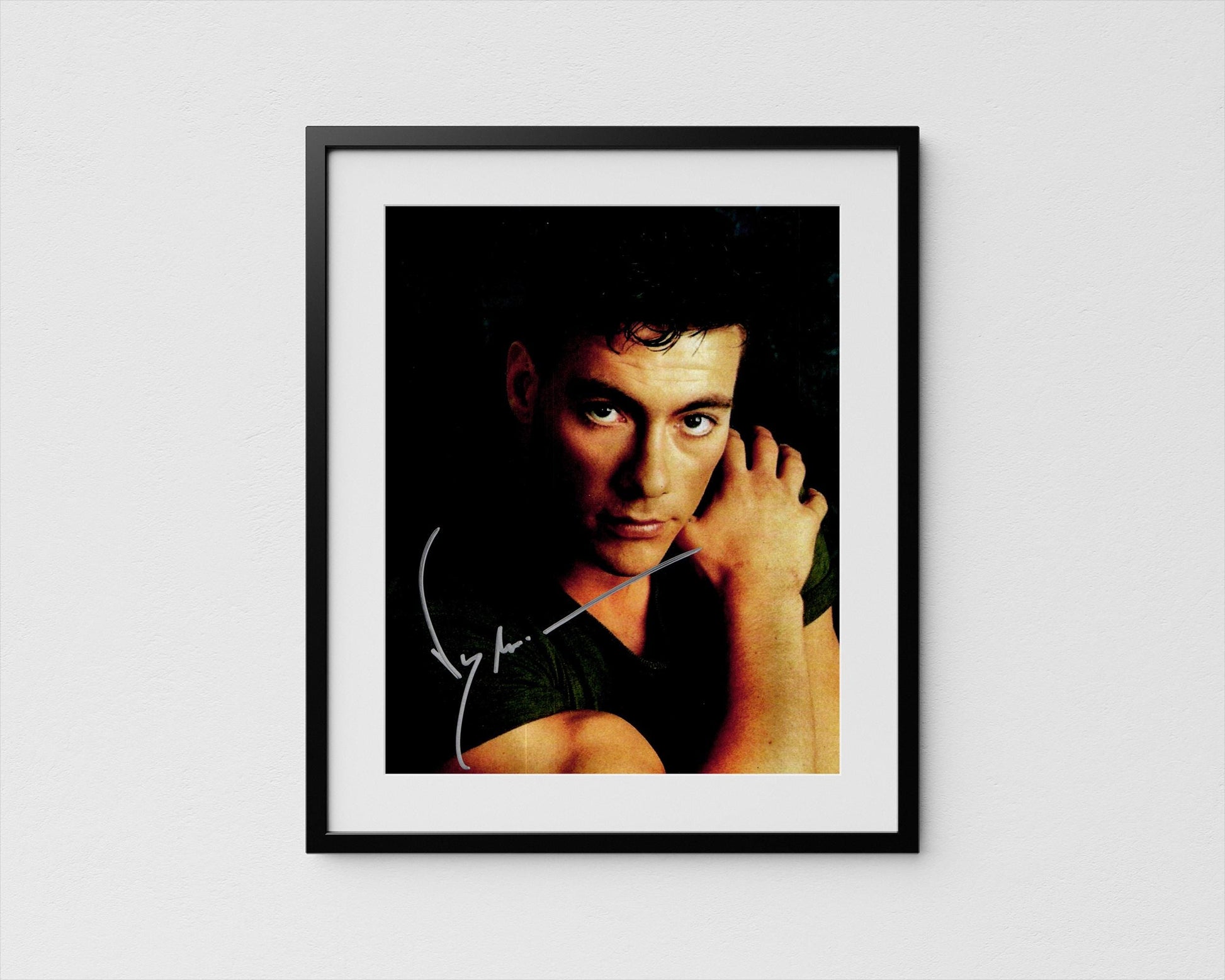 Jean-Claude van Damme Autograph Street Fighter Signed Poster Authentic Signature with COA