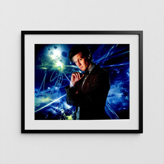 Matt Smith Autograph Doctor Who Signed Poster Authentic Signature with COA