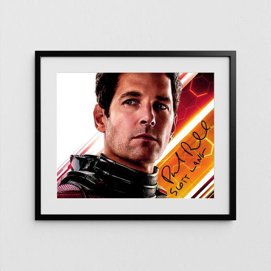 Paul Rudd Autograph Ant-Man Signed Poster Scott Lang Authentic Signature with COA