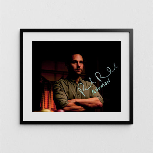 Paul Rudd Autograph Ant-Man Signed Poster Avengers Authentic Signature with COA