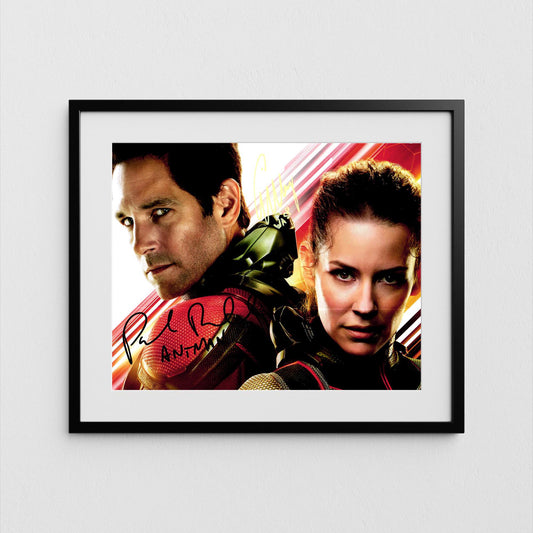 Paul Rudd Autograph Ant-Man Signed Poster Avengers Authentic Signature with COA