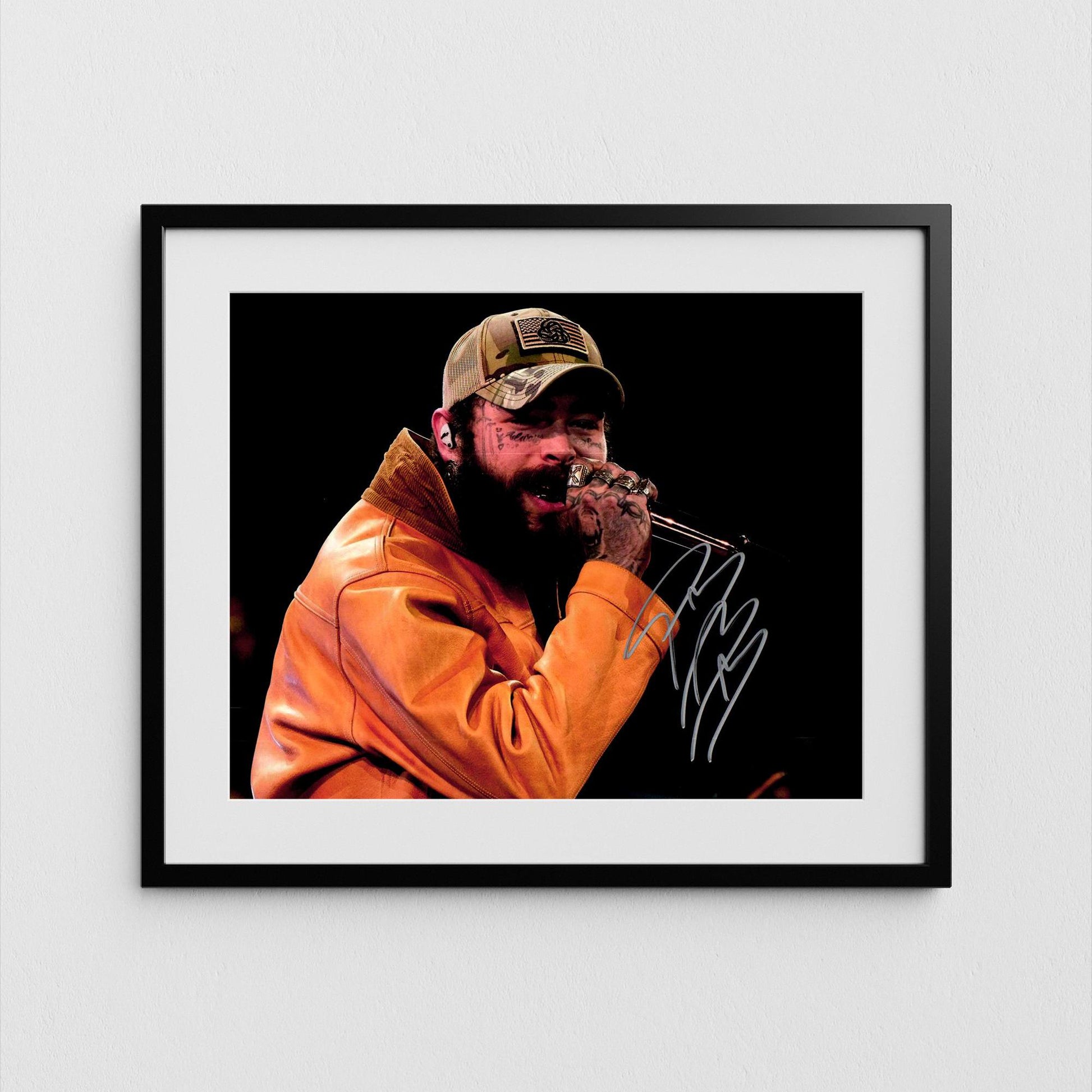 Post Malone Autograph Signed Poster Authentic Signature with COA
