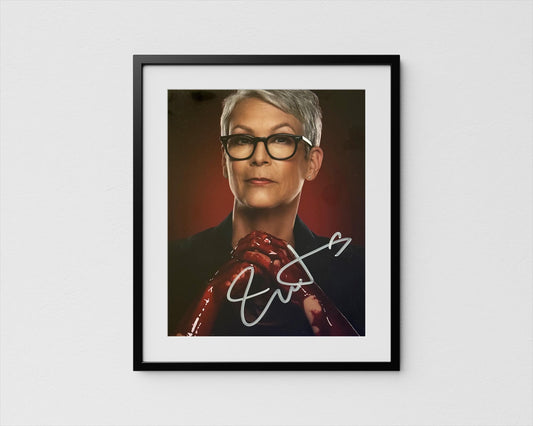 Jamie Lee Curtis Autograph Scream Queens Signed Poster Authentic Signature with COA