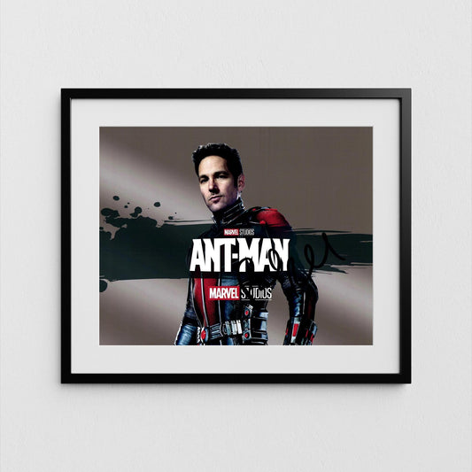 Paul Rudd Autograph Ant-Man Signed Poster Marvel Avengers Authentic Signature with COA