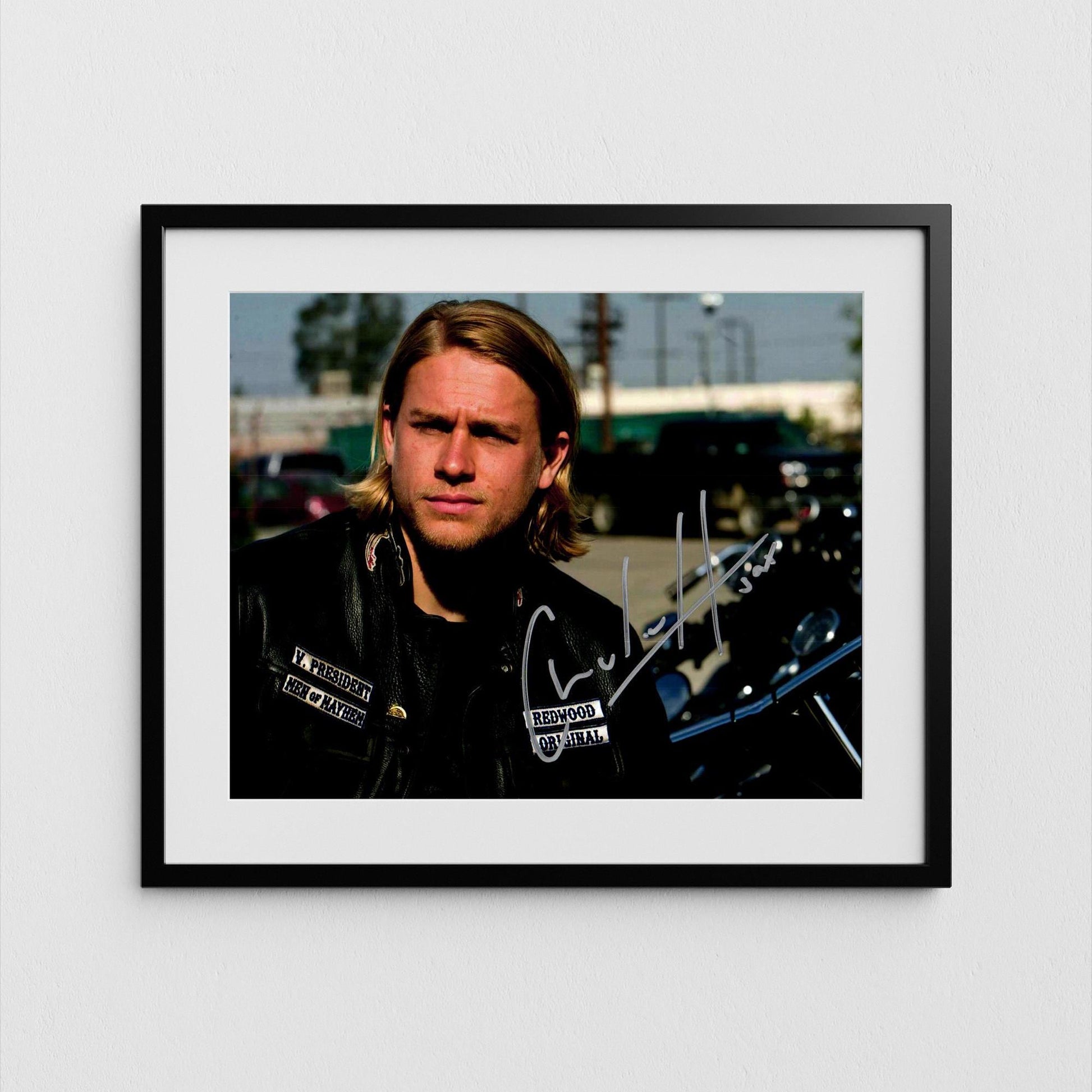 Charlie Hunnam Autograph Sons of Anarchy Signed Poster Authentic Signature with COA