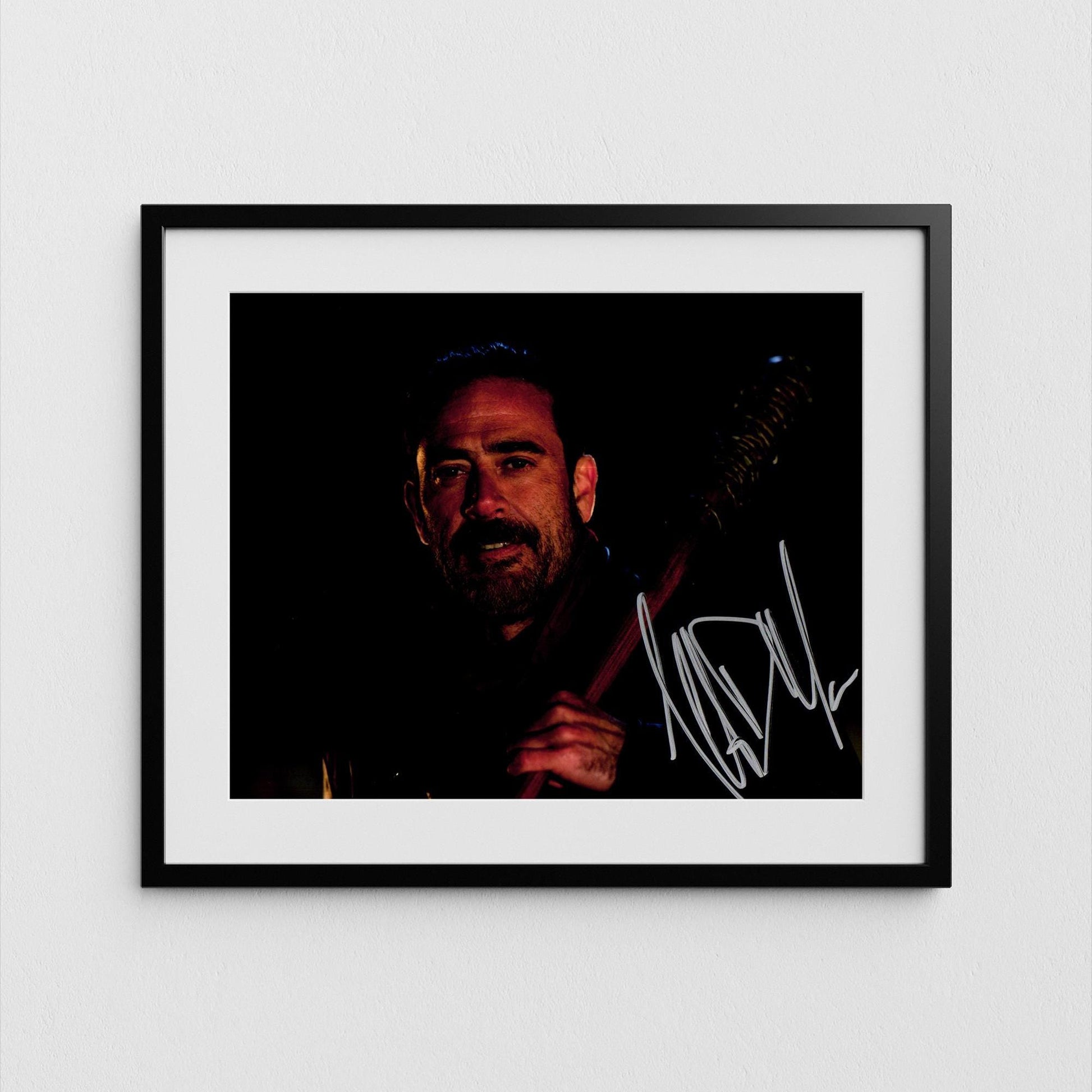Jeffrey Dean Morgan Autograph The Walking Dead Signed Poster Authentic Signature with COA