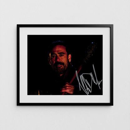 Jeffrey Dean Morgan Autograph The Walking Dead Signed Poster Authentic Signature with COA