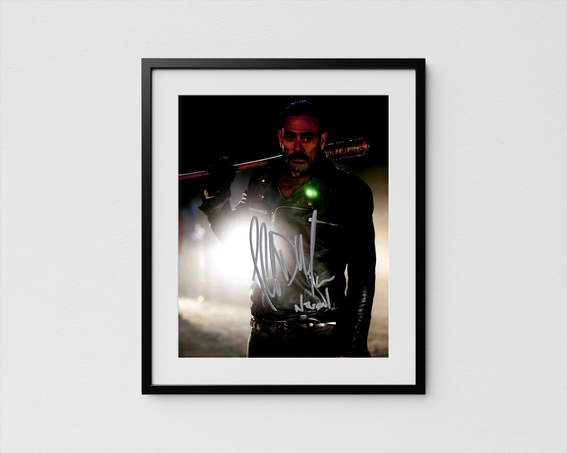 Jeffrey Dean Morgan Autograph The Walking Dead Signed Poster Authentic Signature with COA