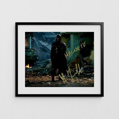 Michael Fassbender Autograph X-Men Signed Poster Magneto Authentic Signature with COA