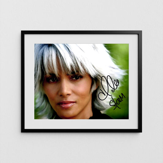 Halle Berry Autograph X-Men Signed Poster Storm Authentic Signature with COA