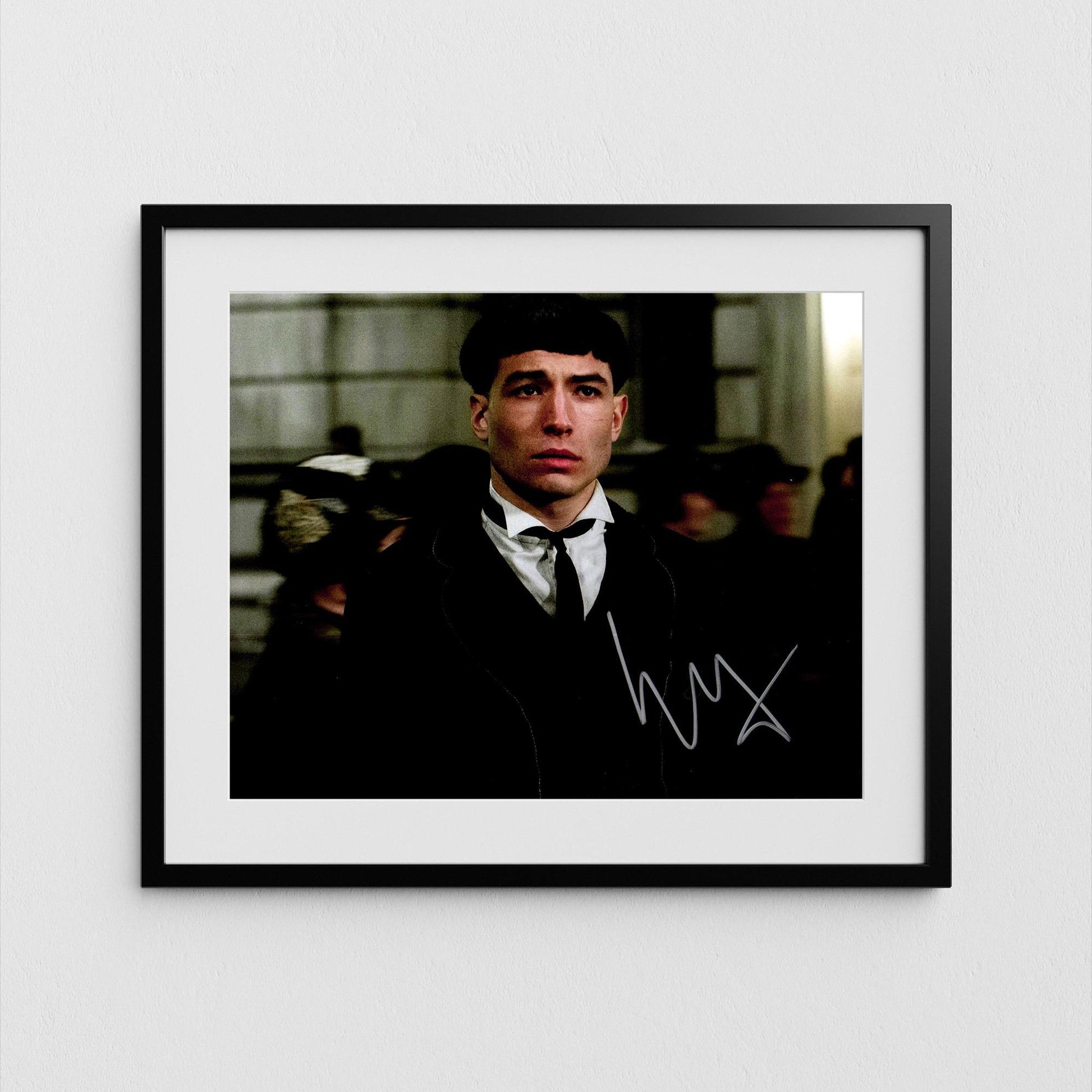 Ezra Miller Autograph Fantastic Beasts Signed Poster Authentic Signature with COA