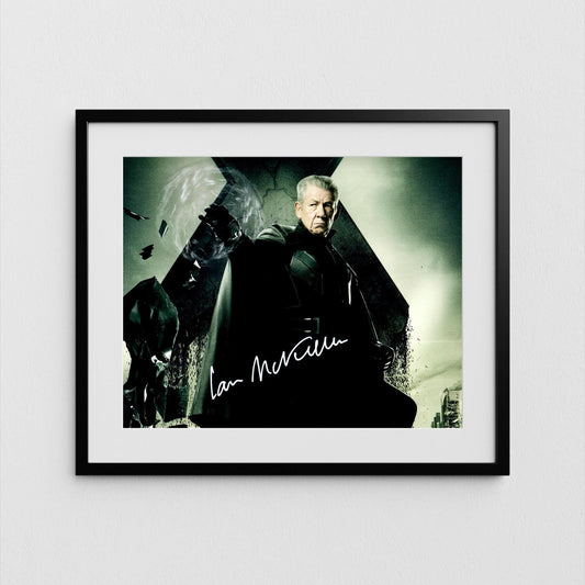 Ian McKellen Autograph X-Men Signed Poster Magneto Authentic Signature with COA