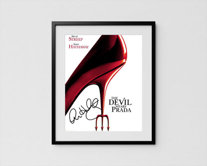 Anne Hathaway Autograph Devil Wears Prada Signed Poster Authentic Signature with COA