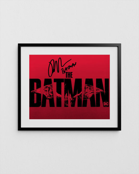 Robert Pattinson Autograph The Batman Signed Poster Authentic Signature with COA