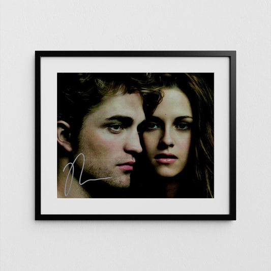 Robert Pattinson Autograph Twilight Signed Poster Authentic Signature with COA