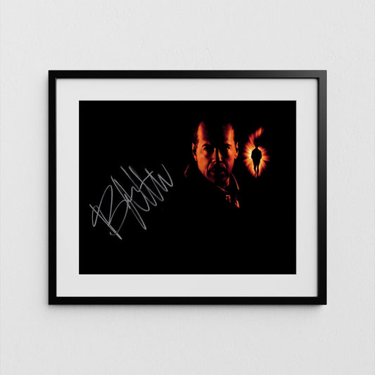 Bruce Willis Autograph The Sixth Sense Signed Poster Authentic Signature with COA