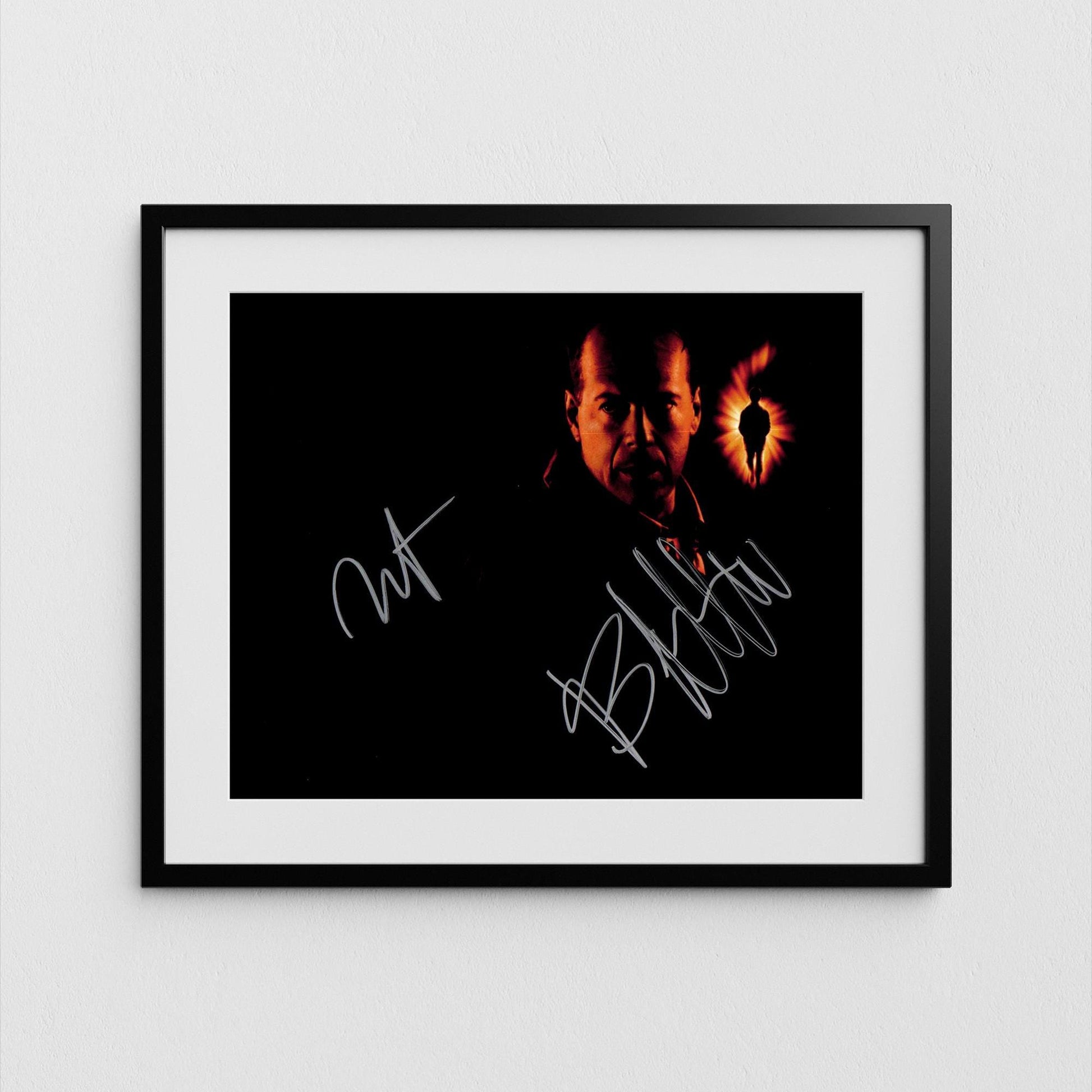 Bruce Willis + Haley Joel Osment Autograph The Sixth Sense Signed Poster Authentic Signature with COA