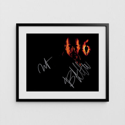 Bruce Willis + Haley Joel Osment Autograph The Sixth Sense Signed Poster Authentic Signature with COA