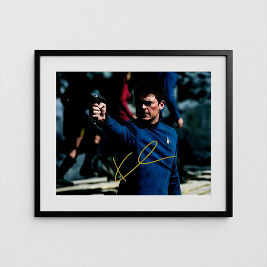 Karl Urban Autograph Star Trek Signed Leonard McCoy Poster Authentic Signature with COA