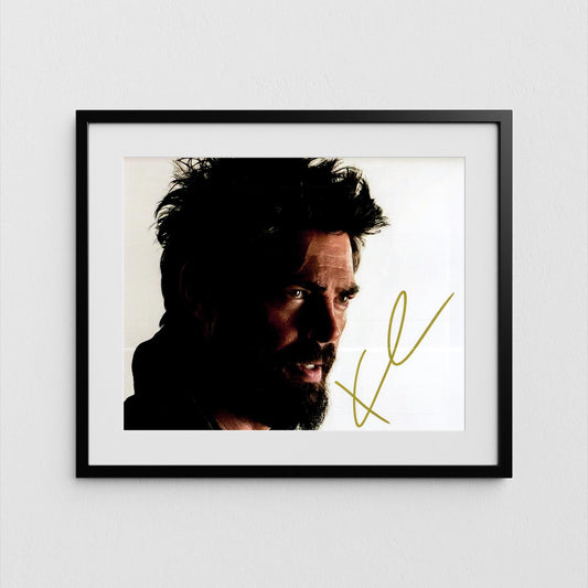 Karl Urban Autograph The Boys Signed Billy Butcher Poster Authentic Signature with COA
