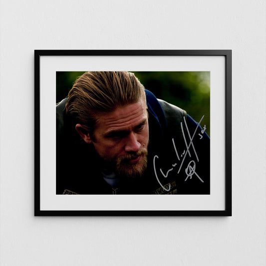 Charlie Hunnam Autograph Sons of Anarchy Signed Poster Authentic Signature with COA