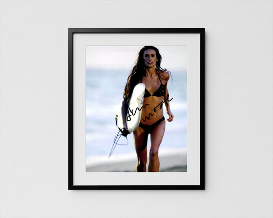 Demi Moore Autograph Charlie&#39;s Angels Signed Poster Authentic Signature with COA