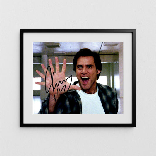 Jim Carrey Autograph Bruce Almighty Signed Poster Authentic Signature with COA