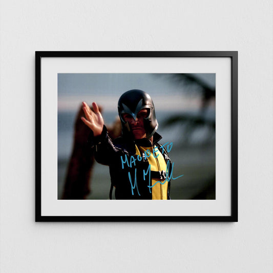 Michael Fassbender Autograph X-Men Signed Poster Magneto Authentic Signature with COA