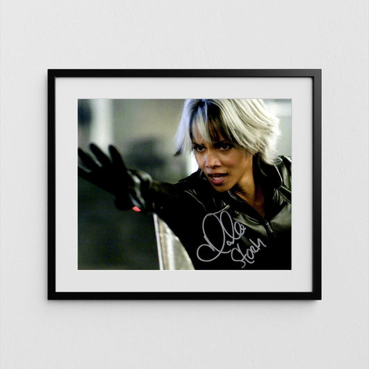 Halle Berry Autograph X-Men Signed Poster Storm Authentic Signature with COA
