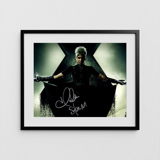 Halle Berry Autograph X-Men Signed Poster Storm Authentic Signature with COA