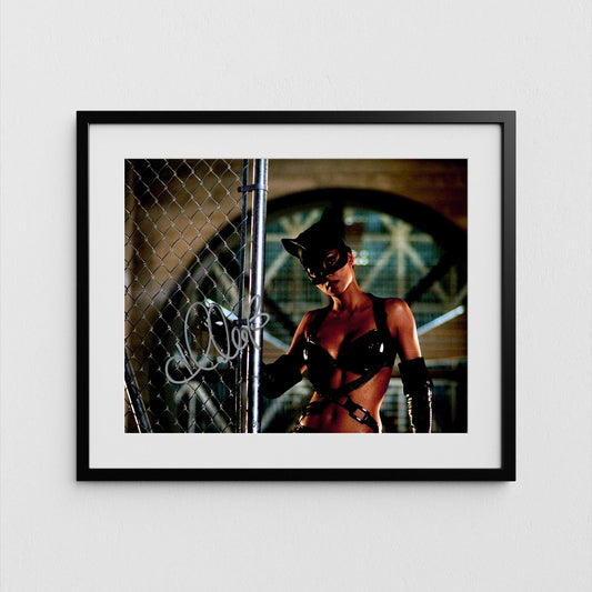 Halle Berry Autograph Catwoman Signed Poster Authentic Signature with COA