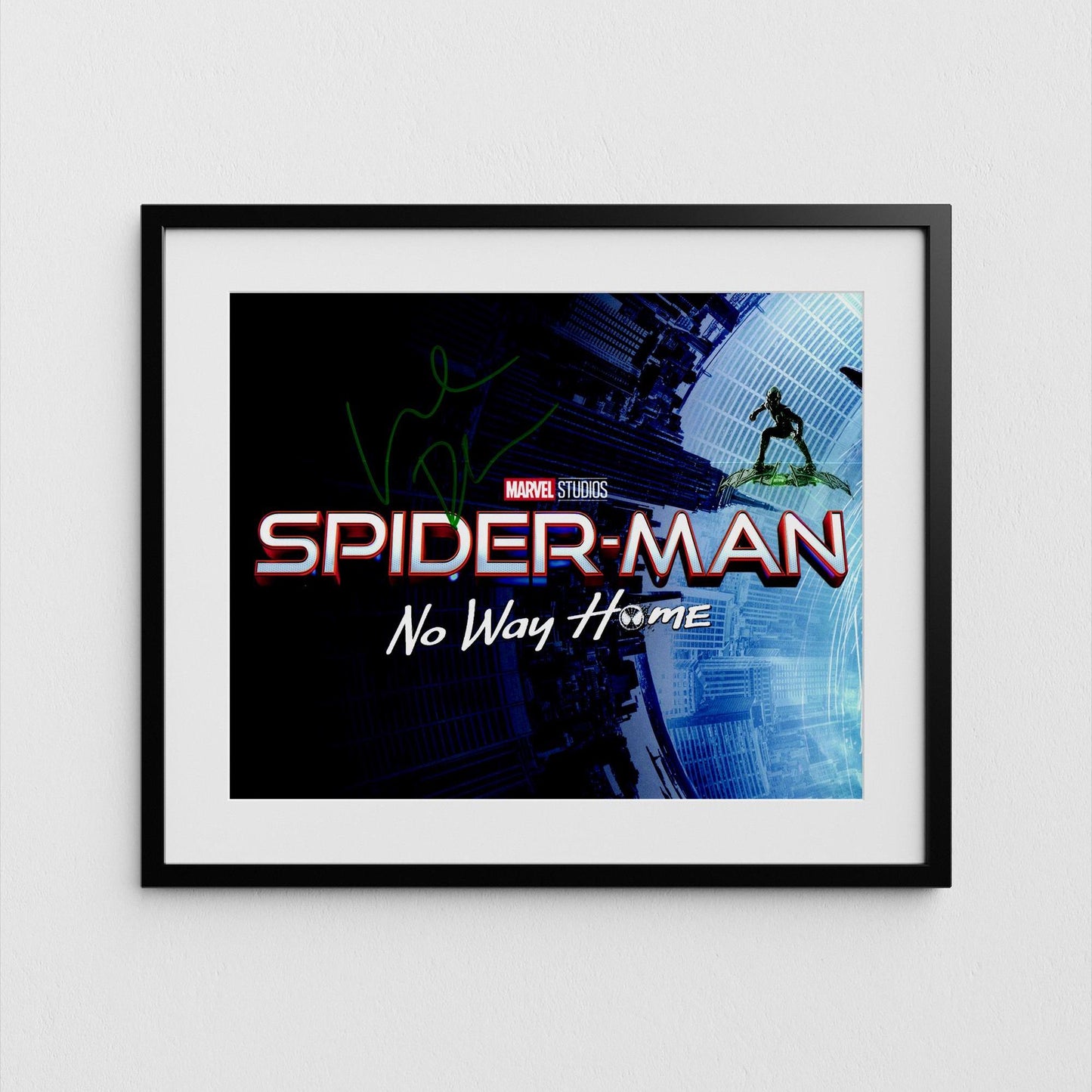 Willem Dafoe Autograph Spider-Man Signed Poster Green Goblin Authentic Signature with COA