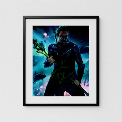 Willem Dafoe Autograph Aquaman Signed Poster Vulko Authentic Signature with COA