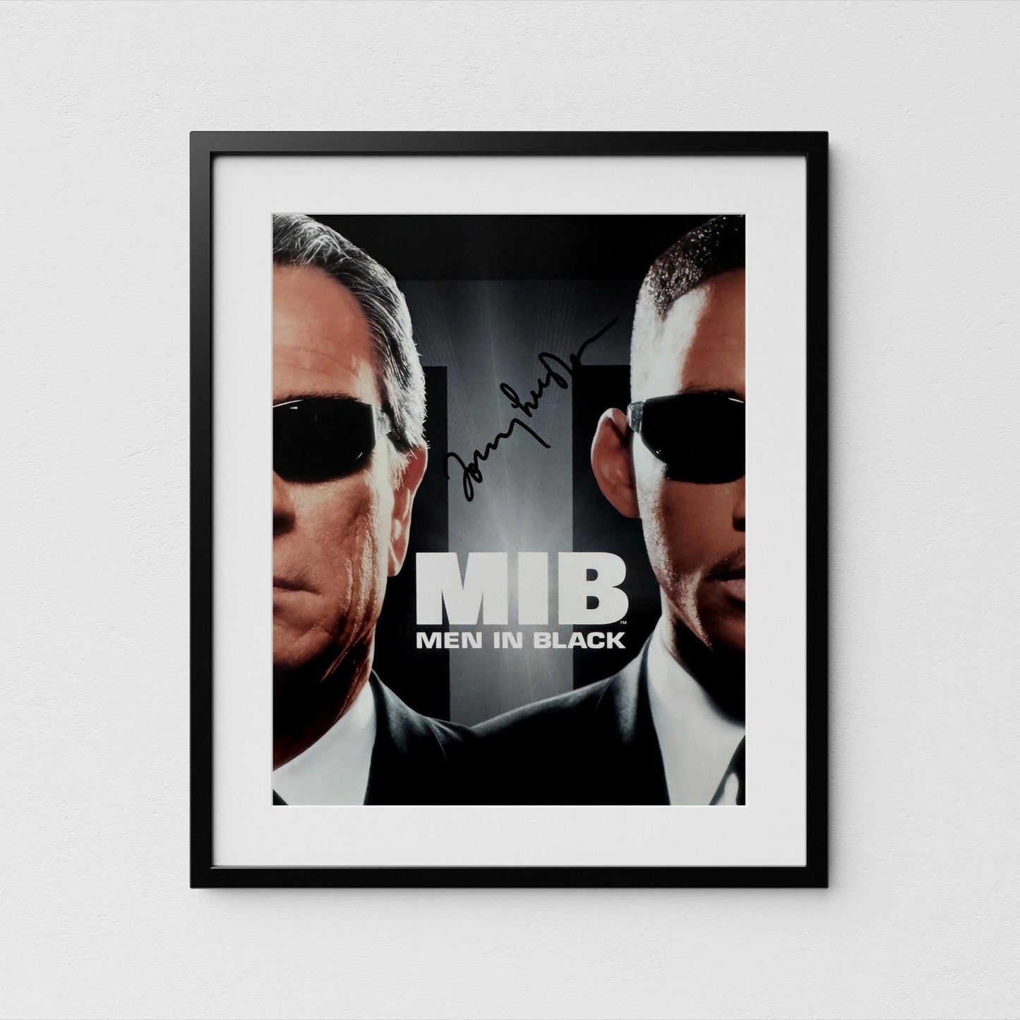 Tommy Lee Jones Autograph Men in Black Signed Poster Authentic Signature with COA