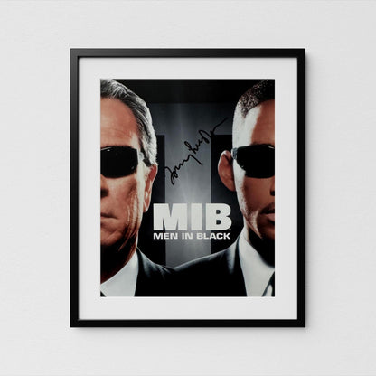 Tommy Lee Jones Autograph Men in Black Signed Poster Authentic Signature with COA