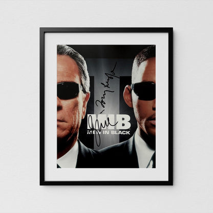 Tommy Lee Jones & Will Smith Autograph Men in Black Signed Poster Authentic Signature with COA