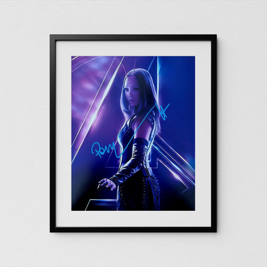 Pom Klementieff Autograph Guardians of the Galaxy Signed Poster Authentic Mantis Signature with COA