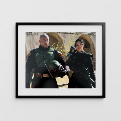 Ming-Na Wen Autograph Boba Fett Signed Poster Fennec Shand Authentic Star Wars Signature with COA
