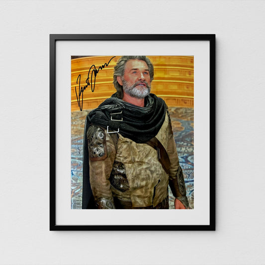 Kurt Russell Autograph Guardians of the Galaxy Signed Poster Ego Authentic Signature with COA