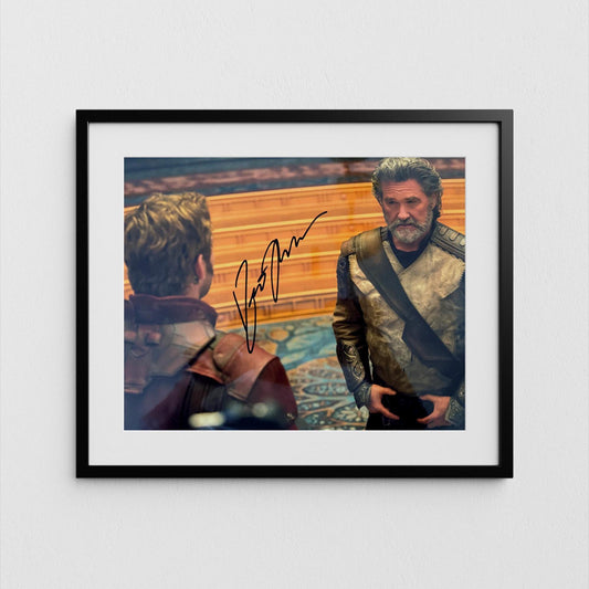 Kurt Russell Autograph Guardians of the Galaxy Signed Poster Ego Authentic Signature with COA