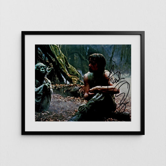Frank Oz Autograph Star Wars Signed Poster Yoda Authentic Signature with COA