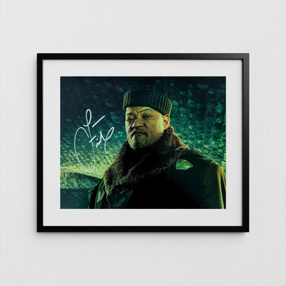 Laurence Fishburne Autograph John Whick Signed Poster Authentic Signature with COA