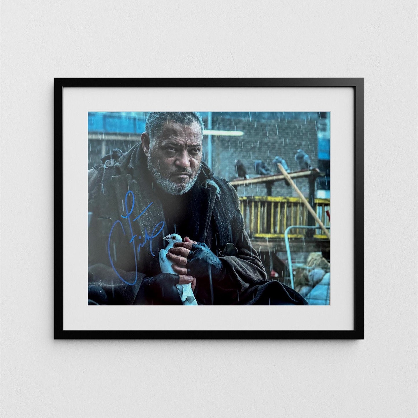 Laurence Fishburne Autograph John Whick Signed Poster Authentic Signature with COA