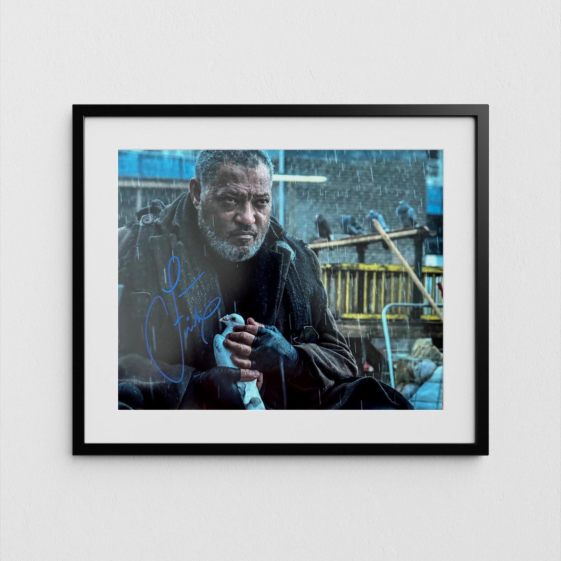 Laurence Fishburne Autograph John Whick Signed Poster Authentic Signature with COA